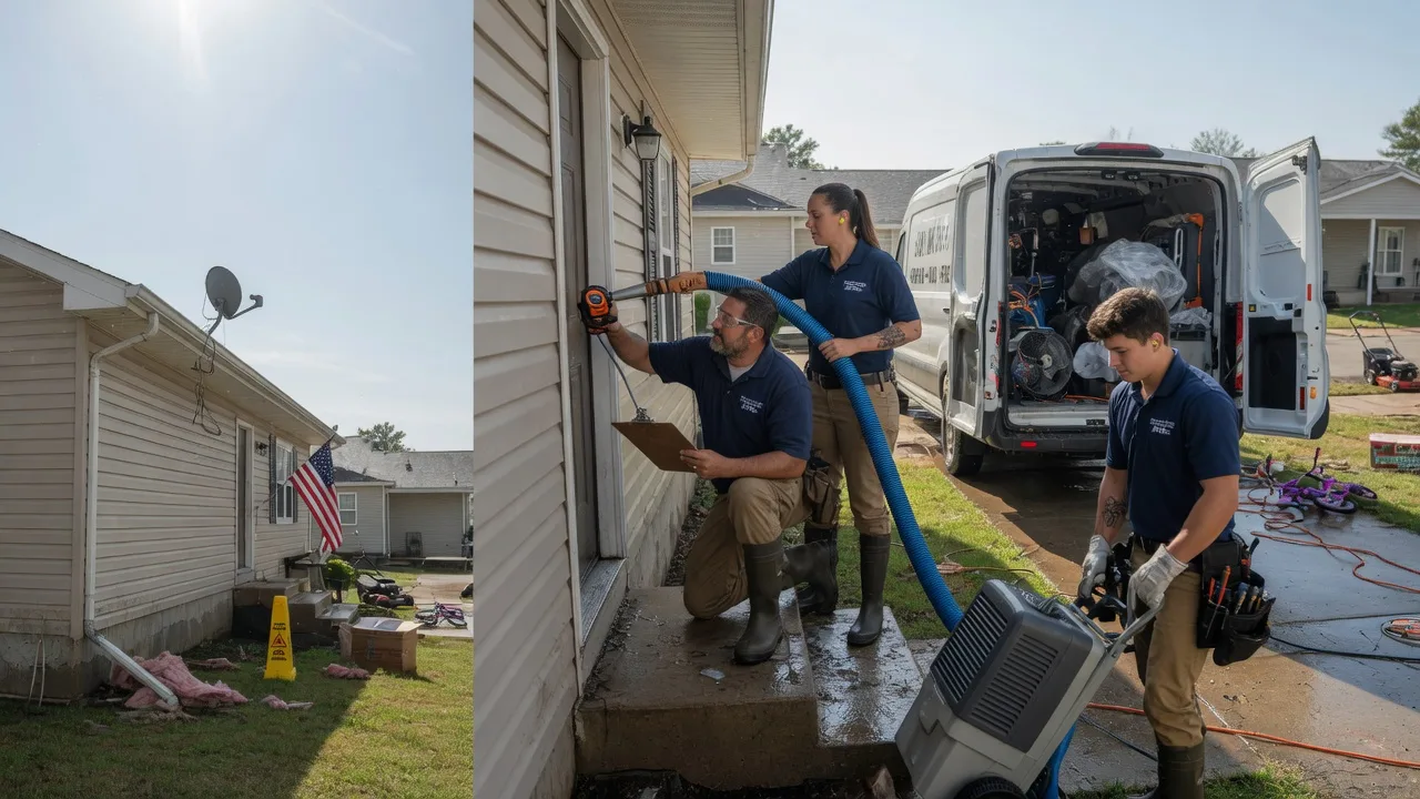 Ceiling Water Damage Restoration in Candler, NC near me